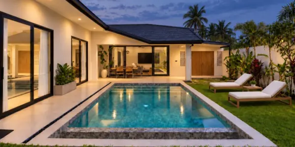 Modern Tropical 2–3 Bedroom Pool Villas in Na Mueang, Koh Samui – For Sale