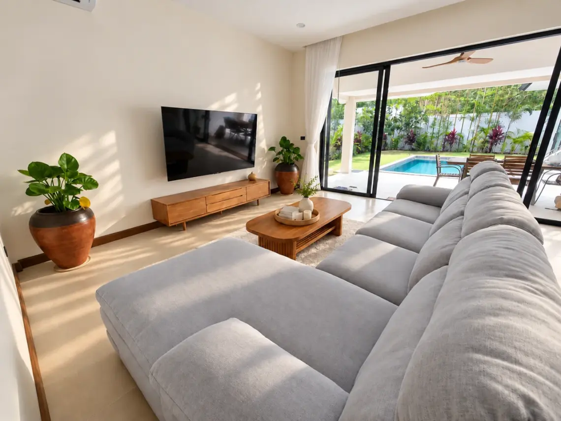Modern Tropical 2–3 Bedroom Pool Villas in Na Mueang, Koh Samui – For Sale