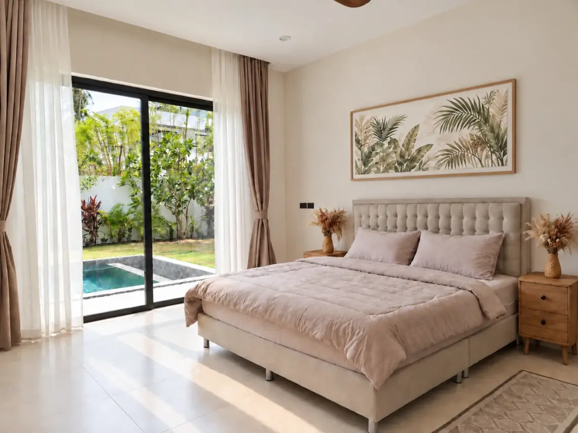 Modern Tropical 2–3 Bedroom Pool Villas in Na Mueang, Koh Samui – For Sale