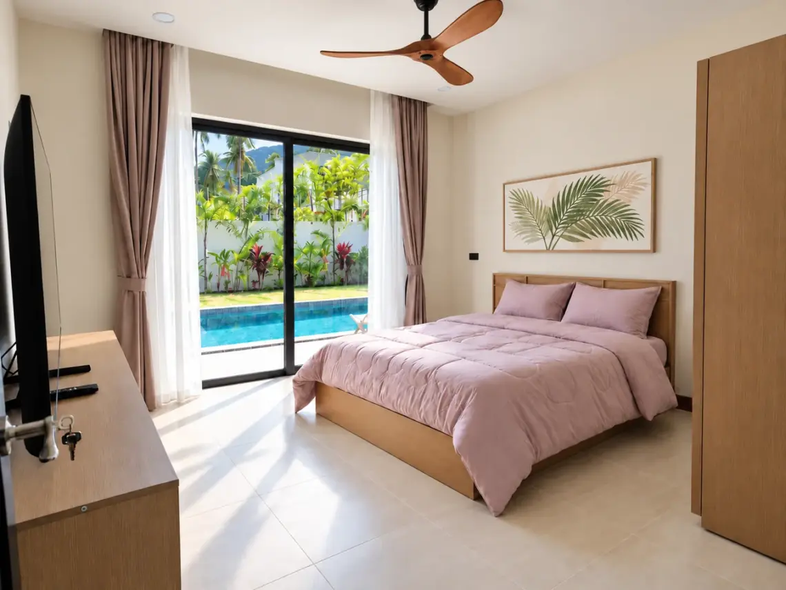 Modern Tropical 2–3 Bedroom Pool Villas in Na Mueang, Koh Samui – For Sale