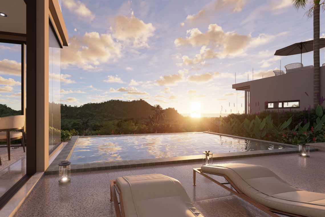 3-Bedroom Sunset Pool Villas for Sale in Lipa Noi, Koh Samui