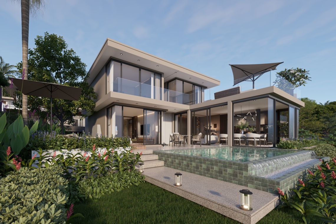 3-Bedroom Sunset Pool Villas for Sale in Lipa Noi, Koh Samui