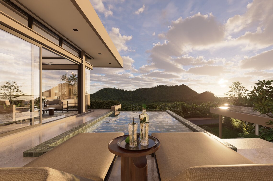 4-Bedroom Sunset Pool Villas for Sale in Lipa Noi, Koh Samui