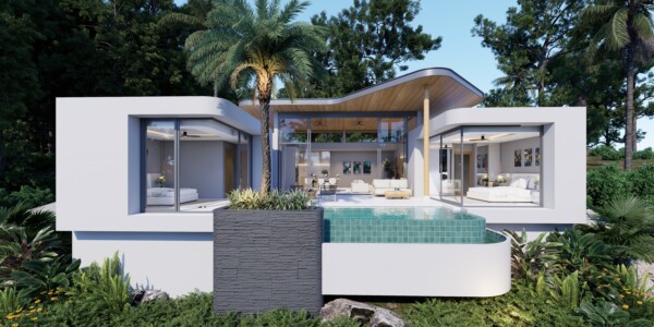 3 Bedroom Sea View Pool Villas for Sale in Plai Laem, Koh Samui