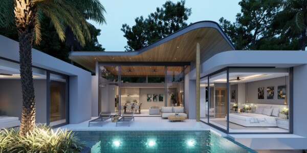 3 Bedroom Sea View Pool Villas for Sale in Plai Laem, Koh Samui