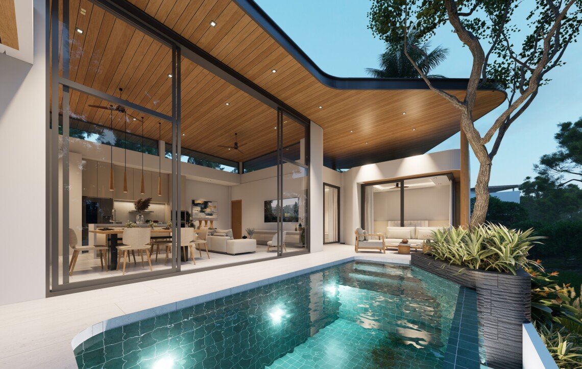 3 Bedroom Garden Pool Villas for Sale in Plai Laem, Koh Samui