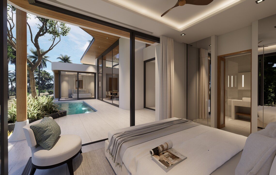3 Bedroom Garden Pool Villas for Sale in Plai Laem, Koh Samui