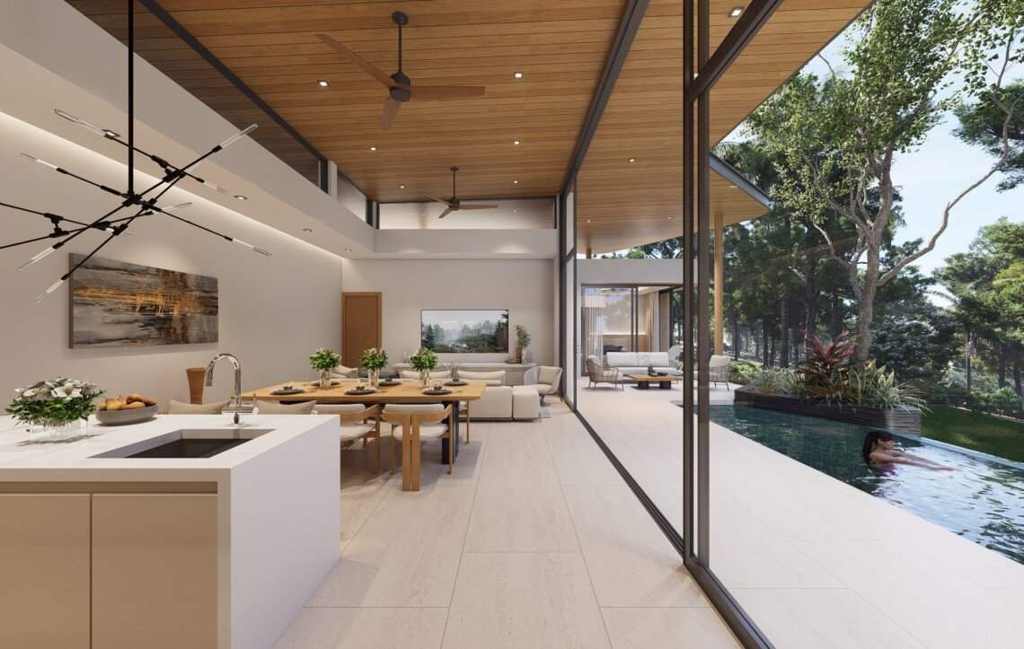 3 Bedroom Garden Pool Villas for Sale in Plai Laem, Koh Samui
