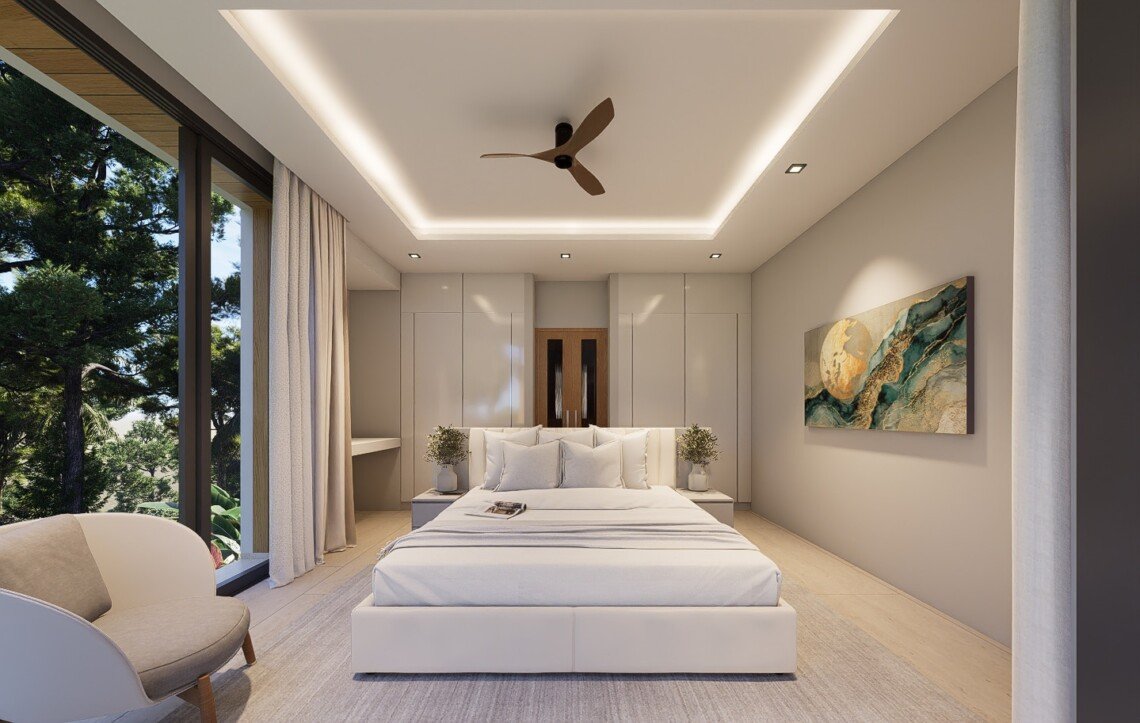 3 Bedroom Garden Pool Villas for Sale in Plai Laem, Koh Samui