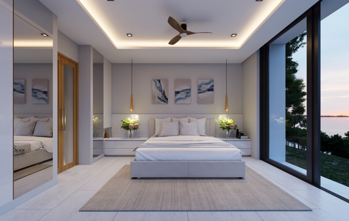 3 Bedroom Sea View Pool Villas for Sale in Plai Laem, Koh Samui