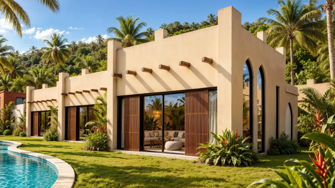Type 1 Exterior in Chaweng Noi, Koh Samui — architectural render