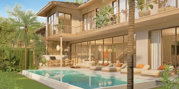 Five bedroom pool villa for sale in Maenam, Koh Samui — architectural rendering 04