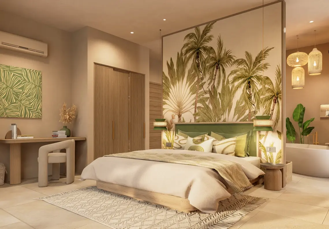 Five bedroom pool villa in Maenam, Koh Samui — architectural rendering 45