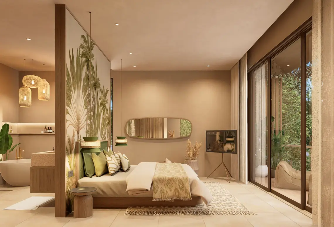 Five bedroom pool villa in Maenam, Koh Samui — architectural rendering 48