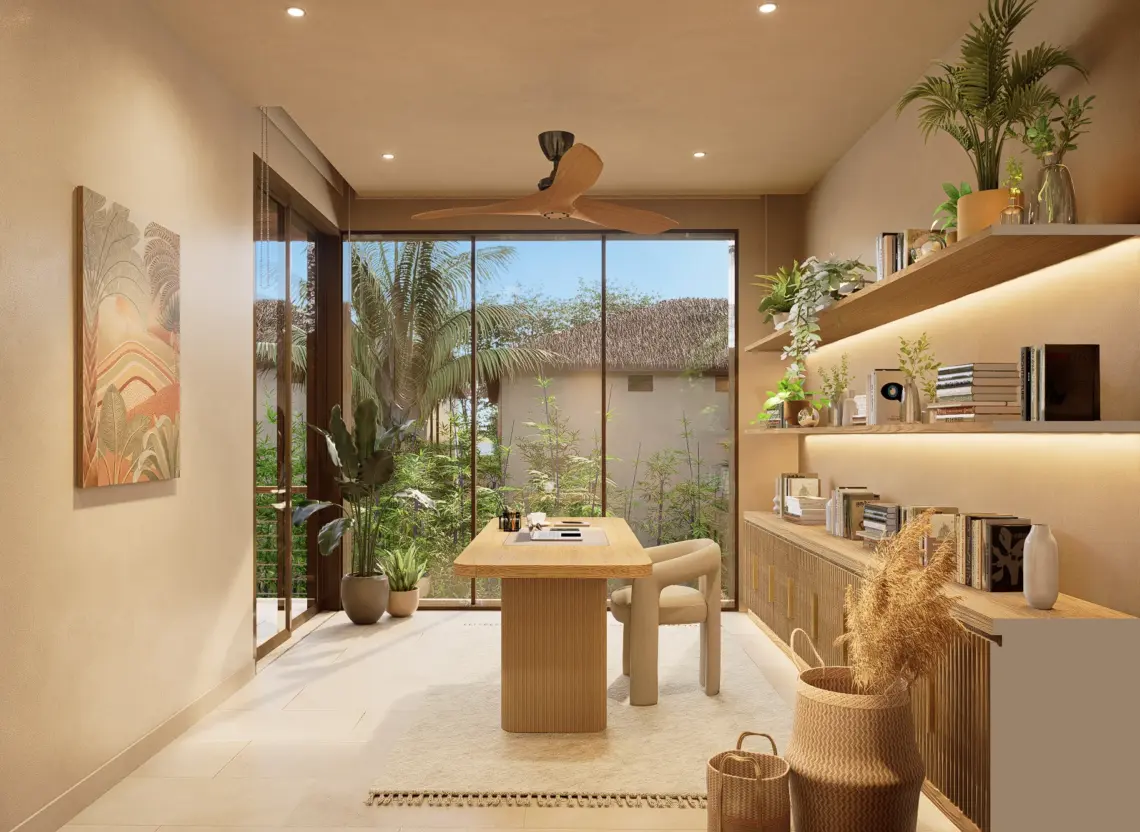 Luxury pool villa in Maenam Koh Samui — architectural rendering 50