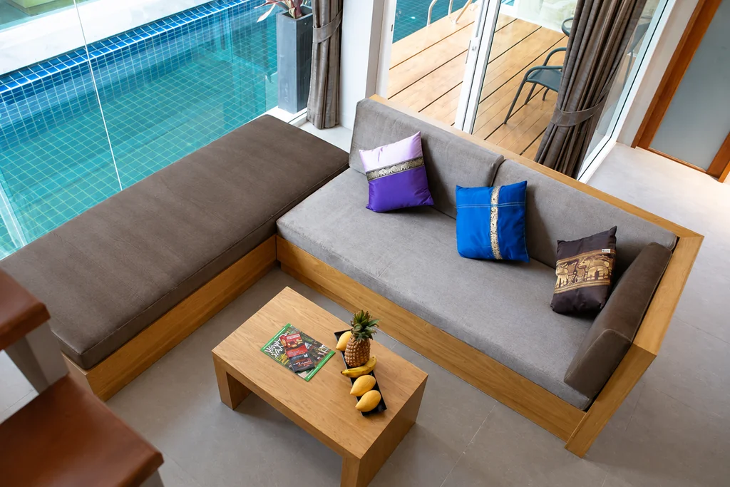Lounge and pool access at a boutique hotel in Bang Rak, Koh Samui