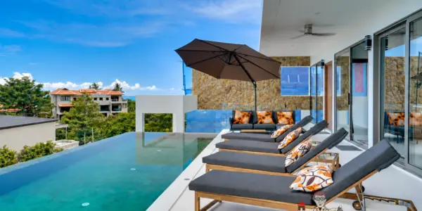 3 Bedroom Sea View Pool Villa in Chaweng Noi, Koh Samui
