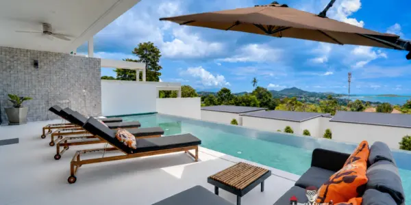 3 Bedroom Sea View Pool Villa in Chaweng Noi, Koh Samui