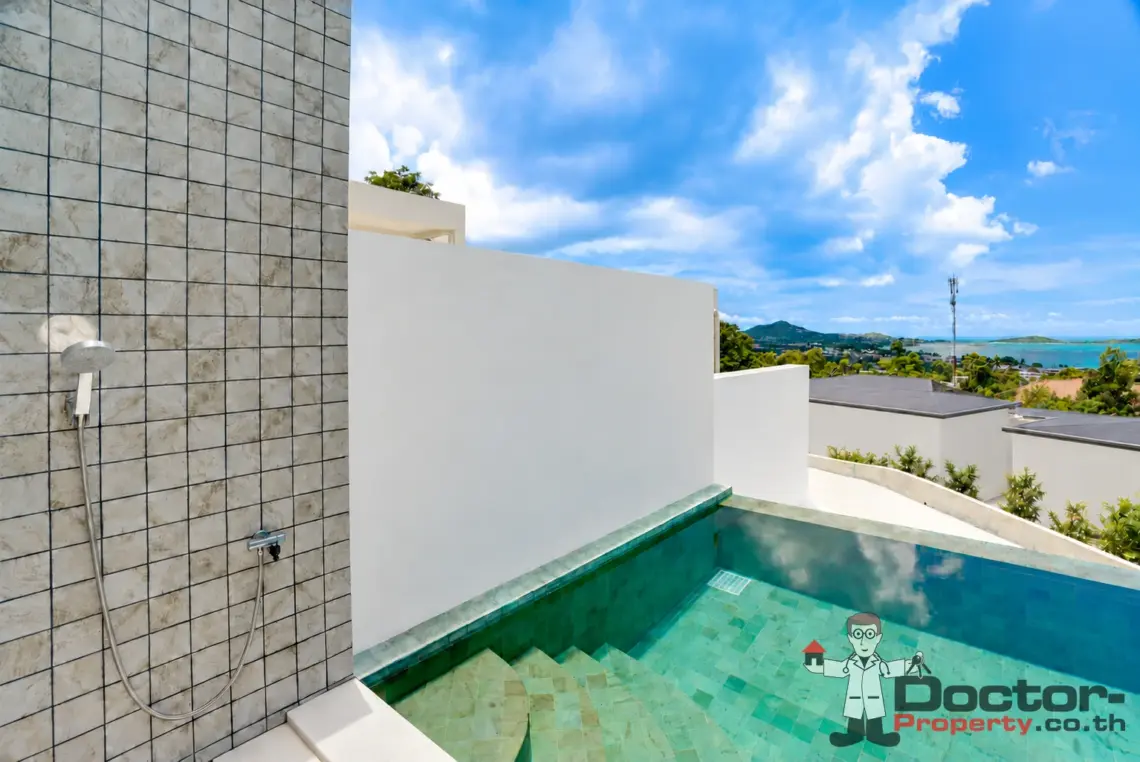 3 Bedroom Sea View Pool Villa in Chaweng Noi, Koh Samui