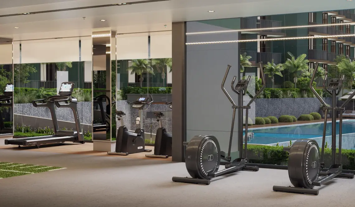 Fitness centre — architectural render